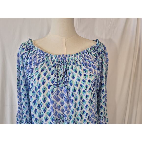 Lilly Pulitzer Pineapple Joy Nevie Off The Shoulder Shift Dress Small - Picture 5 of 10